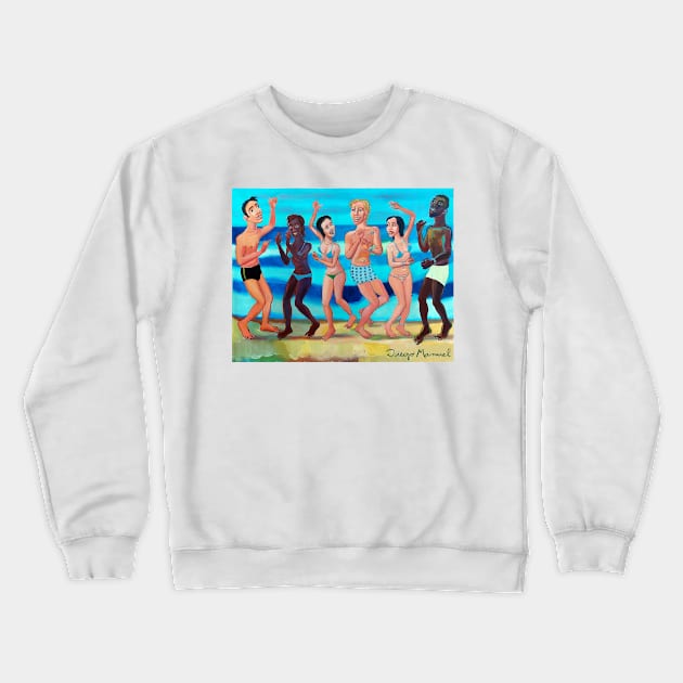 Beach party Crewneck Sweatshirt by diegomanuel